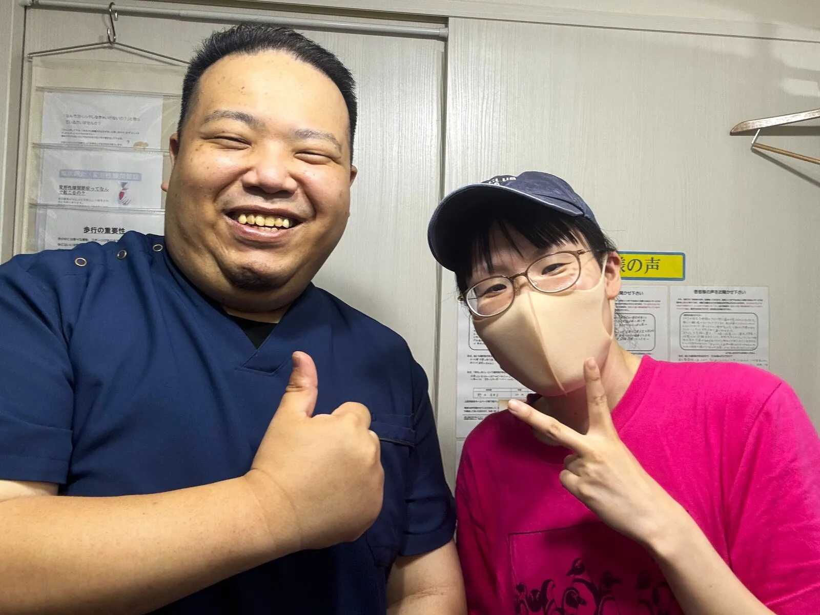 A.K様と院長の写真