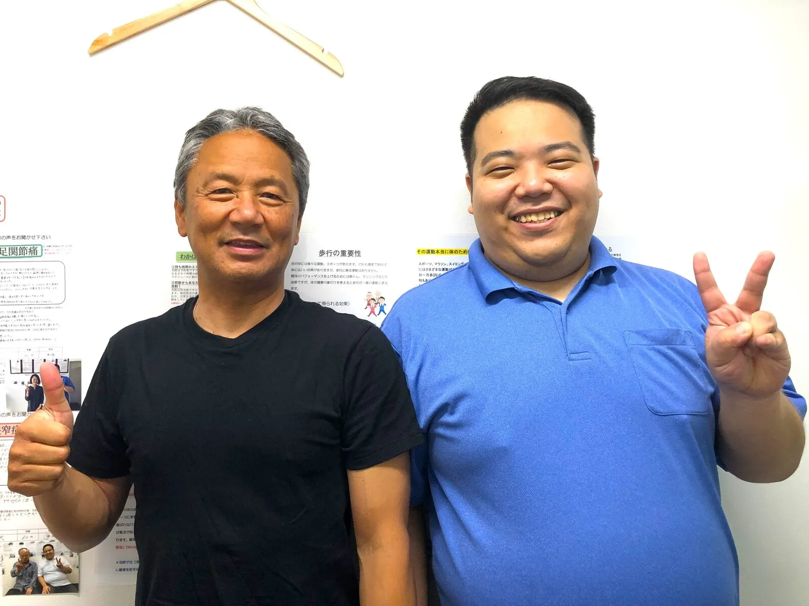 H.U様と院長の写真
