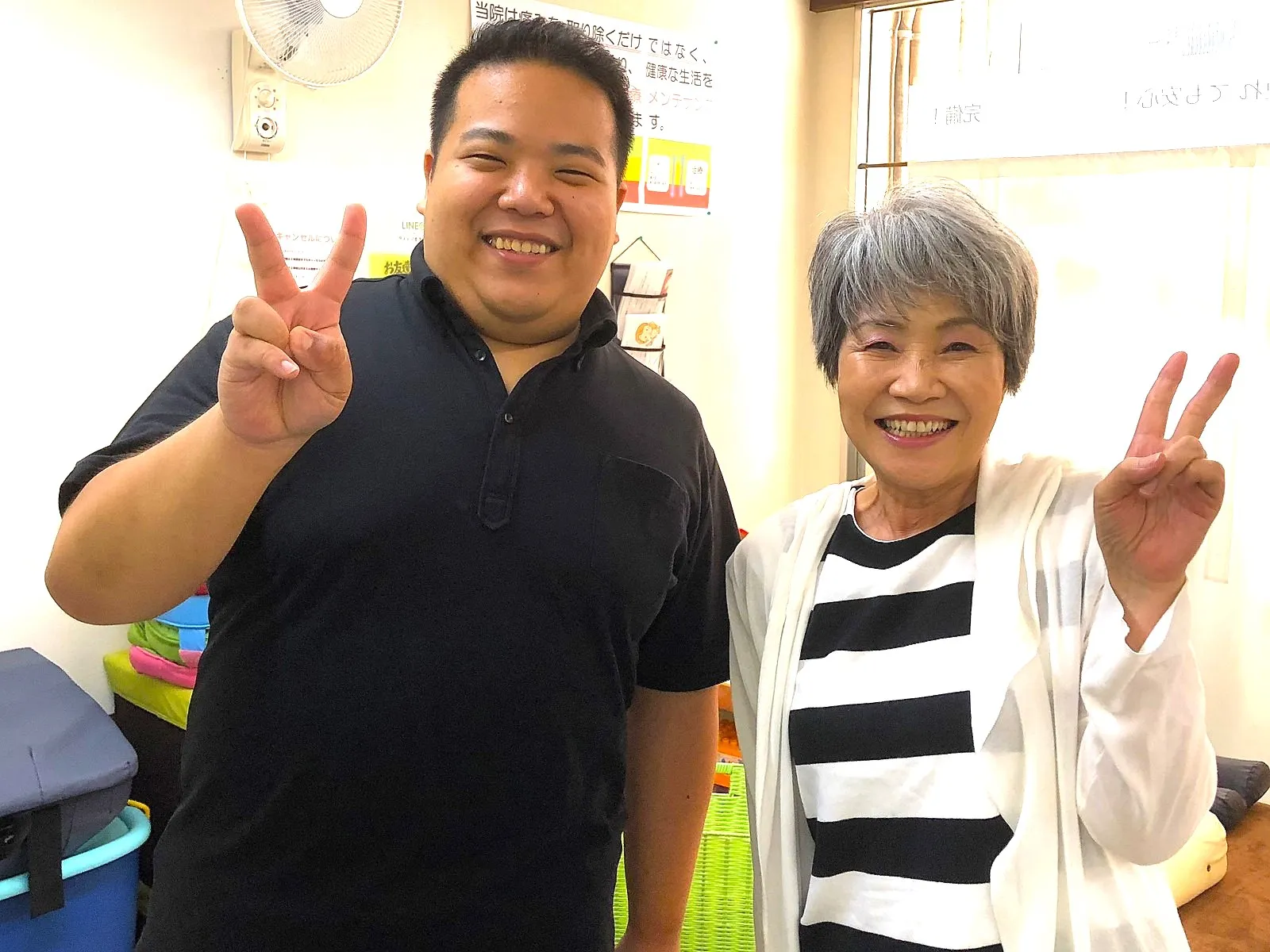 M・Nと院長の写真